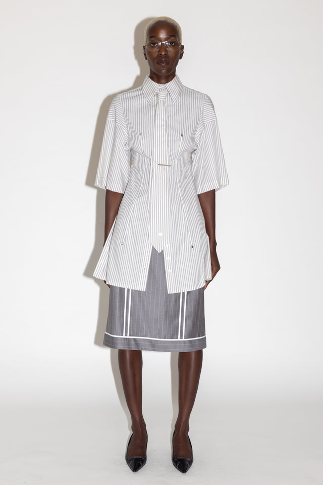 Button Down Mini Dress