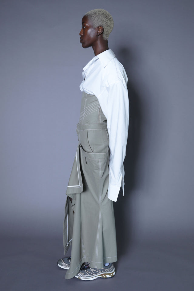WRAP SHIRT + CORSET