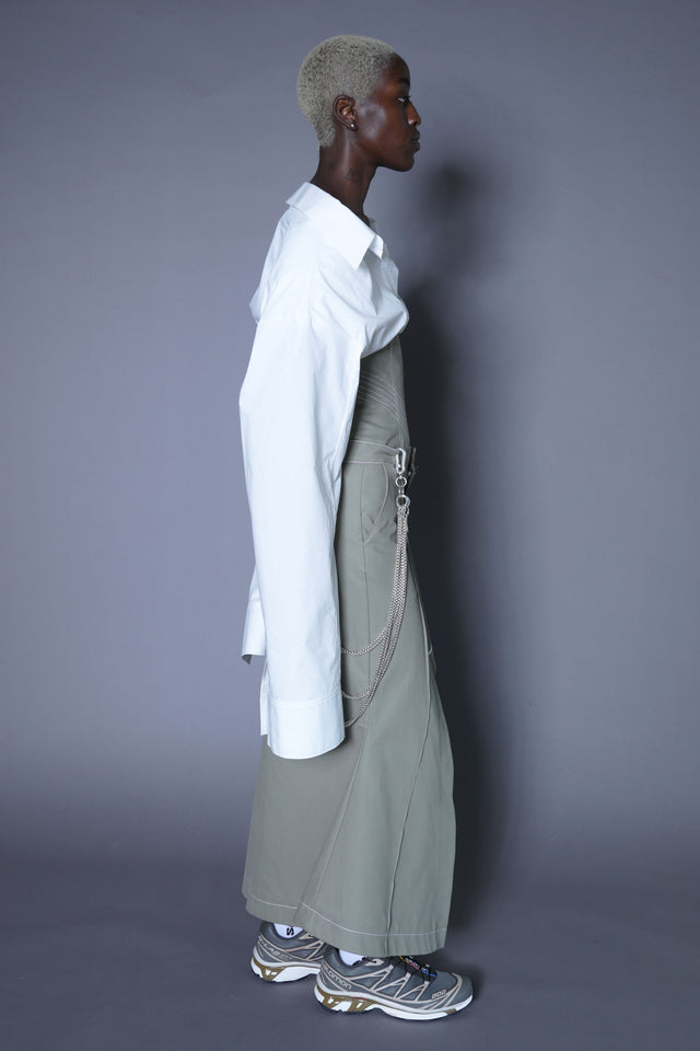WRAP SHIRT + CORSET