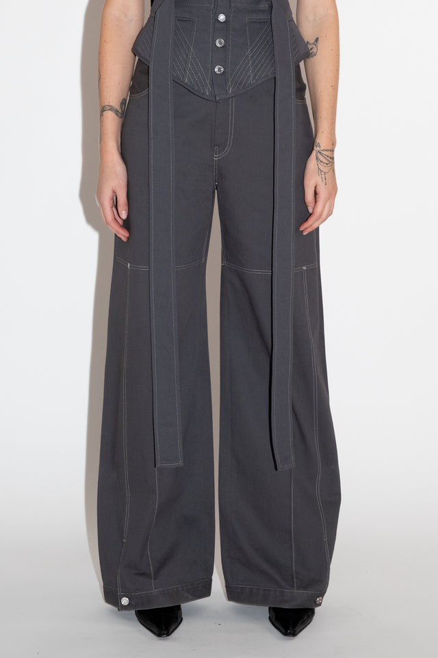 Slit Hem Jeans