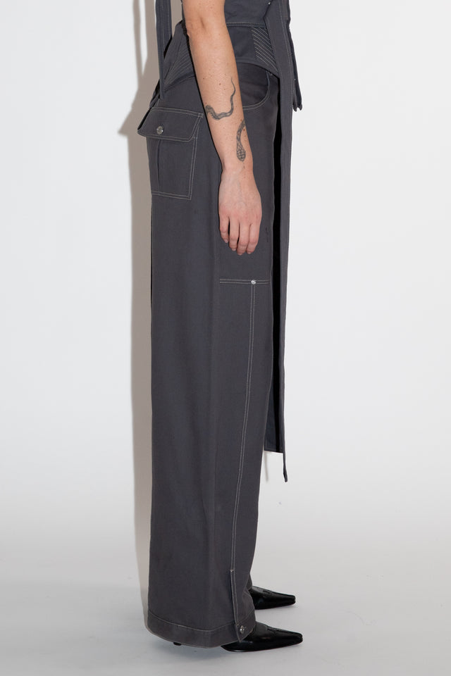 Slit Hem Jeans