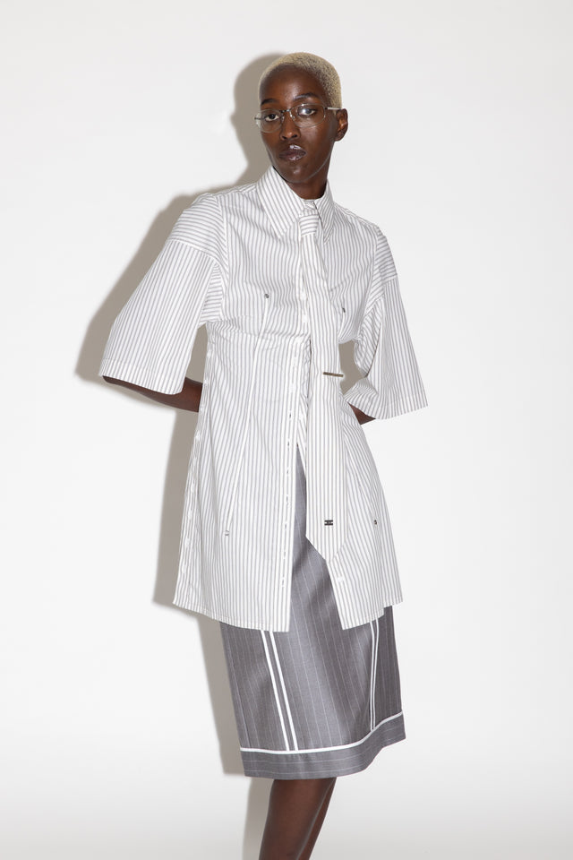 Button Down Mini Dress