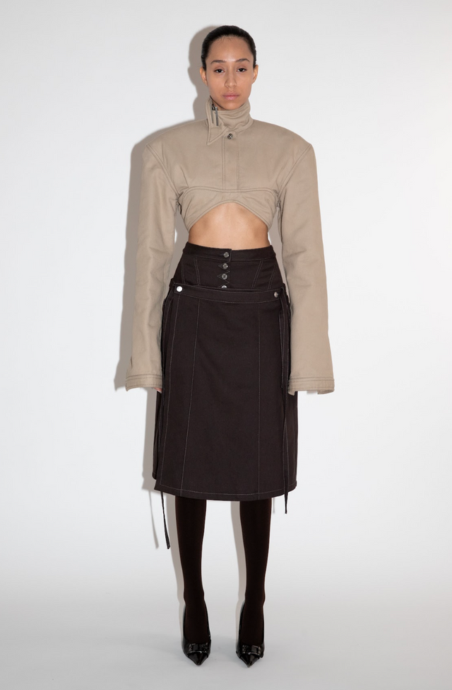 Corseted Pencil Skirt