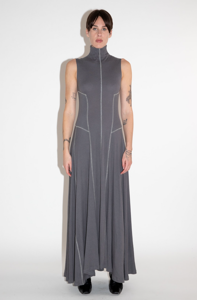 High Collar Gown