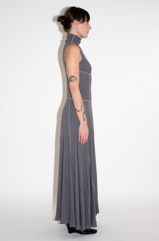 High Collar Gown