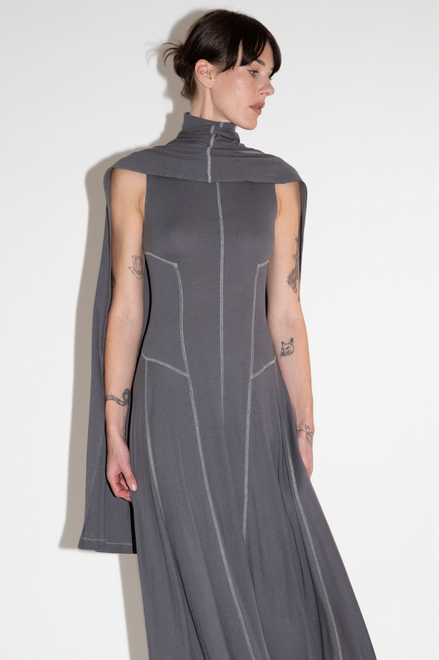 High Collar Gown